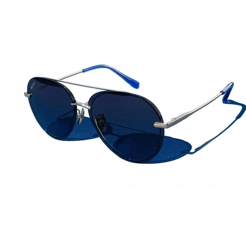 NEW DIFF women's lenox polarized sunglasses in gold
